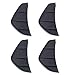 Car Rear Bumper Spoiler Diffuser Shark Fin Protect Cover Anti-crash Accessories