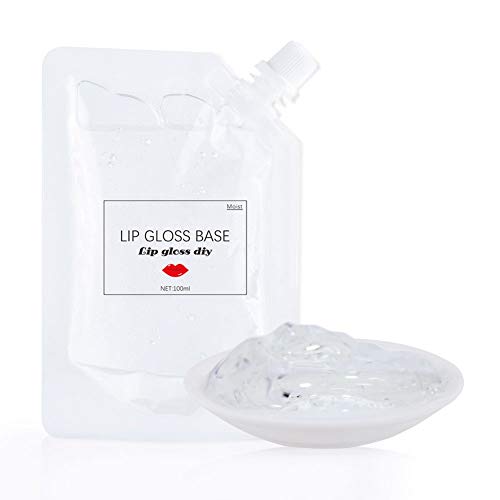 Lip Gloss Base, Lip Makeup Primers, Matte Lip Gloss Base Oil Material 100ML DIY Non-Stick Lipstick Primer Handmade Lip Gloss Glaze Gel Art for Lip Gloss Lipgloss Base - Thumbnail 5