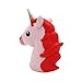 New 2600mah Red Unicorn Shaped Emoji Cute Funny Cartoon Gift Power Bank External Battery Portable Mobile Phone Charger For Iphone Ipad Samsung Galaxy Note All Tabletes ...