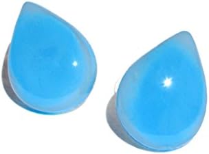 Grungy Pale Blue Tear Earrings Jewelry // Crybaby, Tears, Teardrop, Shape, Distressed, Indie, Hipster, Statement, Periwinkle, Pastel, Studs