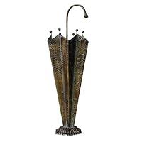 LQQ Umbrella Rack Vintage Antique Conical Style Umbrella Stand Racks Entryway Umbrella Holder Organiser for Front Door (Bronze)