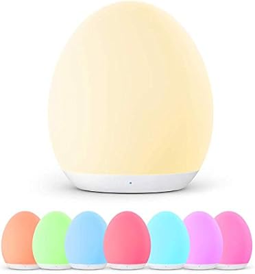 VAVA Veilleuse Enfant, Veilleuse Bébé à LED 8 C...