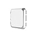 ICE FROG iWatch Series 1 38mm Case, Electroplate Metal Plated PC Slim Hard Protective Bumper HD Screen Protector Full Coverage Case Cover Shell for Apple Watch 38mm - Silver