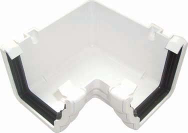 FLOPLAST 90° Angle - Internal RAN1 for 110mm Niagara OGEE system (WHITE)