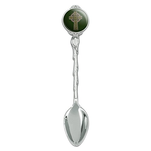 Celtic Christian Cross Irish Ireland Novelty Collectible Demitasse Tea Coffee Spoon