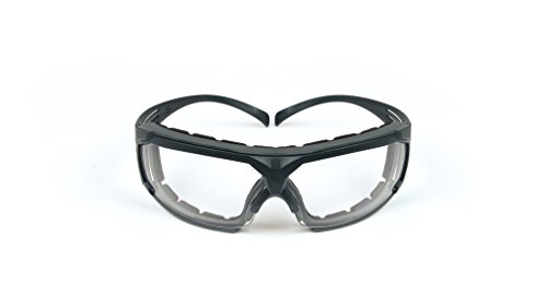 3M SecureFit Protective Eyewear SF601SGAF-FM Foam, Clear Scotchgard Anti-fog Lens