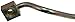 Dorman H381185 Front Driver Side Brake Hydraulic Hose Compatible with Select Ford Models