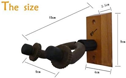 dingdangbell Wall Mountable Guitar Holder Ukulele/Mandolin/Violin Hanger Keeper Hook Rack with Wood Base for Home & Studio - Image 5