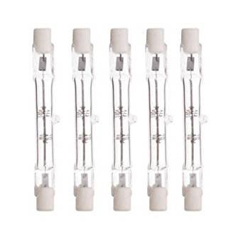 Live-wire-direct 5 x 78mm ECO 80W = 100W 240V HA10 R7S Linear Halogen Lamp Tube Light Bulbs Floodlights