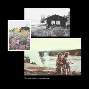 Simply Black, 8x11 Photo Book