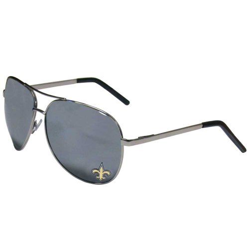 Siskiyou NFL New Orleans Saints Aviator Sunglasses