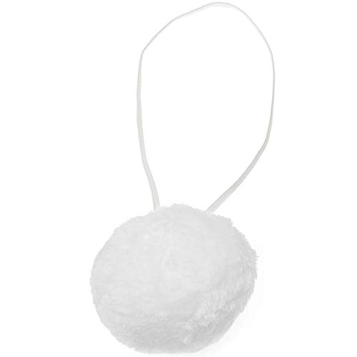 Skeleteen Bunny Rabbit Tail Accessory White Pom Pom Costume