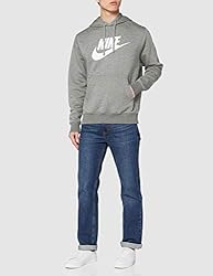 Nike Men's Graphic Pullover Hoodie Gray