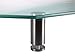 Monoprice Corner Multimedia Desktop Stand, Clear Glass 23.6″ x 10.2″ – Stand & Riser, Laptop Stand, Desktop TV Stand w/Height Adjustable Legs – Workstream Collectionthumb 3