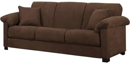 Amazon Com Montero Microfiber Convert A Couch Sofa Bed Dark