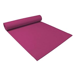Yoga Exercise Fitness Workout Non Slip Mat With Carry Case (Purple)
