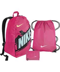 nike pink rucksack