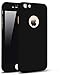 iPhone 6 Plus/6s Plus Full Body Hard Case-Aurora Black Front and Back Cover with Tempered Glass Screen Protector for iPhone 6 Plus/6s Plus 5.5 Inch