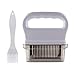 Meat Tenderizer, 48 Stainless Steel Ultra Sharp Meat Tenderizer Needle Blade Tenderizer with Basting Brush for BBQ Tenderizing Steak, Beef, Chicken