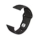 FITVII P1C Smart Watch Band Strap, Adujustable Replacement Classic Wristband for Kids Women Men (Black)