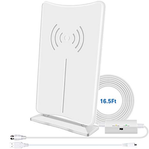 Digital HD TV Antenna, CIYOYO Indoor HDTV Antenna 160 Miles Long Range Reception with Amplifier