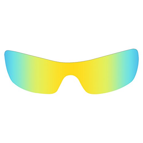 MRY Anti-Scratch POLARIZED Replacement Lenses for Oakley Batwolf Sunglass - Opt (24K Gold - Polarized, 0)