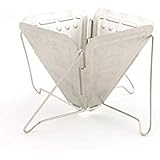 Snow Peak - Collapsible Coffee Drip CS-113 - Made in Japan, Lightweight, Compact for Camping or Backpacking, Stainless Steel