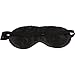 Everest Essentials Silk Sleep Mask with Adjustable Strap, Blocks Out Light and Helps Sleep Better | Eye Mask for Yoga, Shift-Work, Migraines, Puffy Eyes | Blindfold Comes in a PE Zip Bag, Black