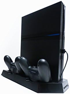 PS4 Vertical Stand and Dual Controller Charging Station with Cooling and USB Hub Playstation 4
