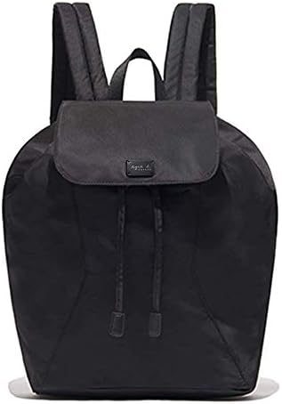 リュックサック メンズ レディース ファスナー ボヤージュ Agnes B Voyage ナイロン 黒 バックパック Midlothiantsi Org Uk