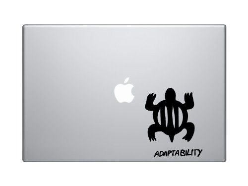 Adinkra Akan #7 - Adaptability African Sign Symbology - 5" Black Vinyl Decal Sticker Car Macbook Laptop