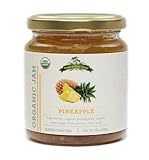 ORGANIC Pineapple Jam - Tropical Fruit Stand 12oz Jar - USDA Certified ORGANIC and KOSHER. Perfect flavor bursting of TROPICAL SWEETNESS | Enjoy over ice cream, toast or as great cheesecake topping!