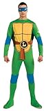 Nickelodeon Ninja Turtles Adult Leonardo and Accessories, Green, x-Large Costume