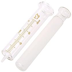 Jiaxix 5 Pack 30ml Glass Syringes With Caps