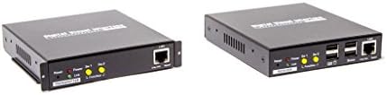 Linkskey LKD-E415 CAT-5 USB DVI KVM Extender Over LAN with Audio & Mic