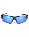 ODODOS Polarized Sunglasses for Cycling Driving Baseball Running Fishing UV100 Polarized Lenz,MATTBLACK,REVOBLUE
