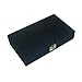 Marion Domino Double 6 White Jumbo Tournament Professional Size with Spinners in Elegant Black Velvet Case.