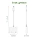 USB C to 3.5mm Headphone Jack Adapter, XVZ 2 in 1 Type C to 3.5mm Aux Audio Charging Cable, Microphone Connector for Google Pixel Ipad Pro Samsung Galaxy Oneplus HTC Sony Huawei Moto Xiaomi (White)