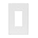 ENERLITES Decorator Light Switch or Receptacle Outlet Wall Plate, Over-Size 1-Gang 5.5