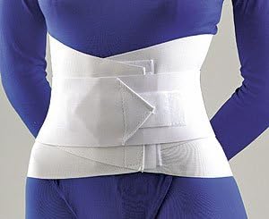 Sacral Lumbar Support with Abdominal Belt :3XL-Large