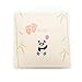 BabyBoop Premium Bamboo Hooded Baby Bath Towel (680GSM) 3in1 Combo | Extra Soft W/ Hood & Panda Ears, Bamboo Washcloth, Organic Cotton Bandana Bib | 35