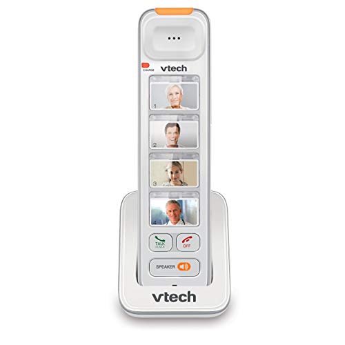 VTech SN5307 Dect_6.0 1-Handset Landline Telephone, White