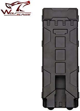 wolfslaves Tactical MOLLE Ammo Bag 10 Rounds 12GA 12 Gauge Ammo Shells Shotgun Reload Magazine Pouches Molle Box Carrier Holder