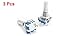 uxcell 3Pcs 6mm D Shaft 360 Degree Rotary Encoder W Push Button