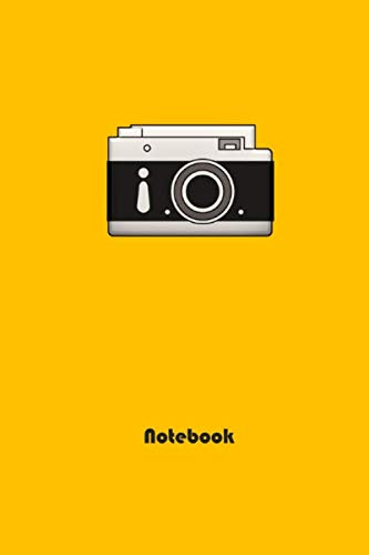 Notebook. For Camera And Photography Lover. Blank Lined Notebook Journal Planner Diary.