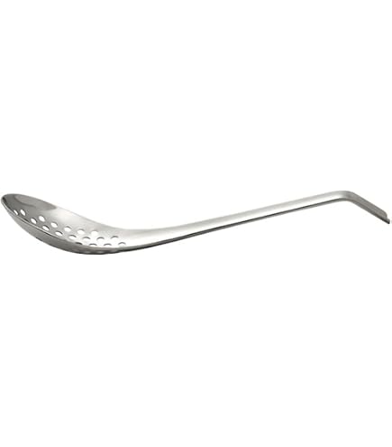 Lot De 2 Cuillères Filtrantes En Inox ULTECHNOVO - 17 Cm, à Fentes, Pour égoutter Caviar, Légumes, Aliments En Conserve Lot De 2 Cuillères Filtrantes En Inox ULTECHNOVO - 17 Cm, à Fentes, Pour égoutter Caviar, Légumes, Aliments En Conserve