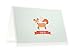 Paper Junkie 48 Pack Baby Shower Thank You Cards with Envelopes - Funny Woodland Animal Designs - for Kids, Gratitude, All Occasion (6 Cute Designs, 4x6 inches)
