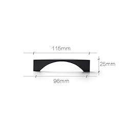 Goo-Ki 3.8'' Modern Cabinet Pull Matte Black Drawer