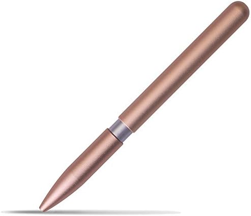 KOGOGO Aluminuim Alloy Ballpoint Gel Ink Rollerball Pen(Rose Gold)