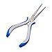 Pandahall 1pc Carbon-Hardened Steel Ferronickel Long Chain Nose Pliers Needle Nose Pliers Handy Jewelry Pliers 6.1x2.36 Inch
